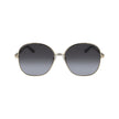 Salvatore Ferragamo Gold Metal Sunglasses