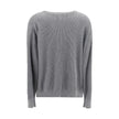 Brunello Cucinelli Gray Cotton Sweatshirt