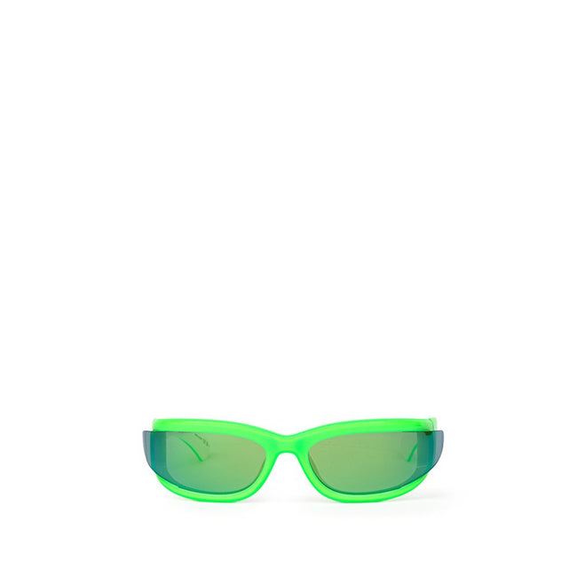 Bottega Veneta Green Acetate Sunglasses