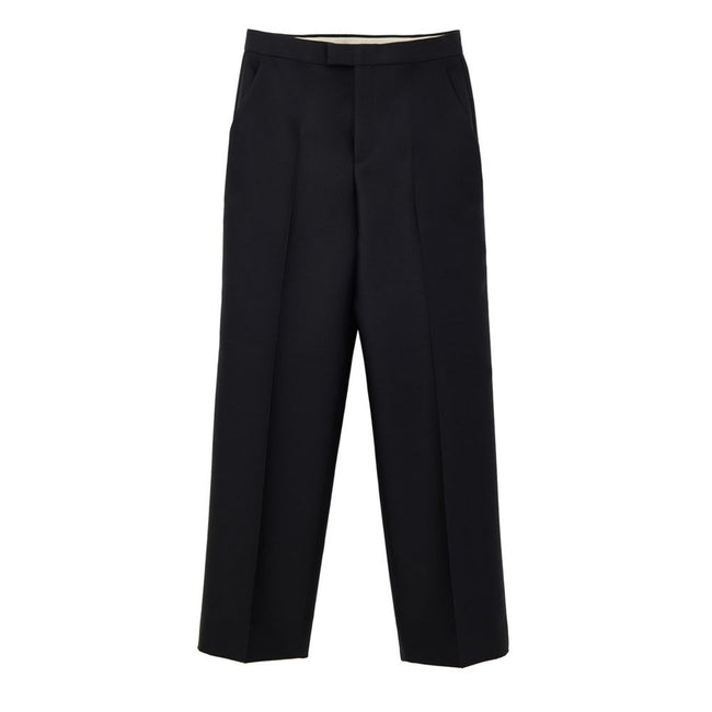 Gucci Black Cotton Casual Pants