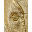 Ganni Gold Cotton Sleveless Jacket