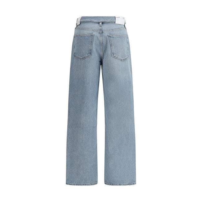 Agolde Light Blue Cotton Jeans Denim