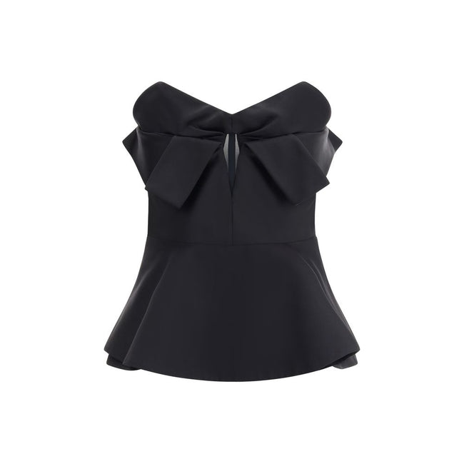 Alexander McQueen Black Polyester Top