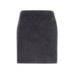 Alexander Wang Gray Cotton Mini Skirt