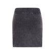 Alexander Wang Gray Cotton Mini Skirt