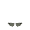 Alexander McQueen Silver Metal Sunglasses