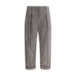 Brunello Cucinelli Brown Polyester Casual Pants