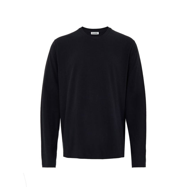 Jil Sander Black Cotton T-Shirt