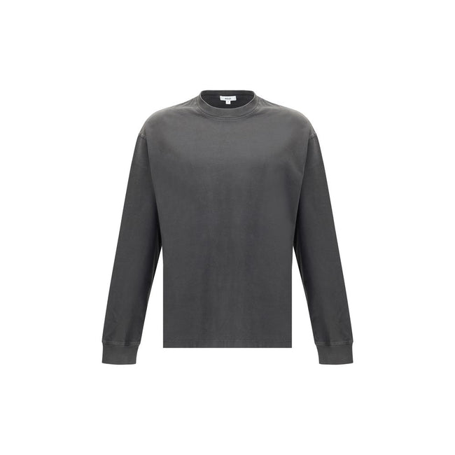 Agolde Gray Cotton Long Sleeve T-Shirt