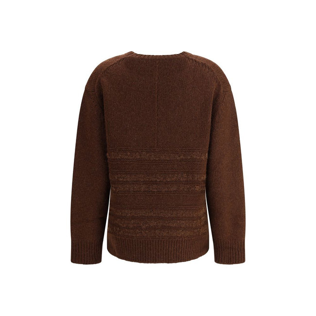 Fabiana Filippi Brown Camel Hair  Sweatshirt