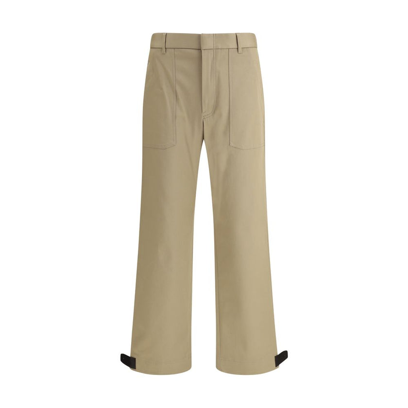 Brioni Beige Cotton Cargo Pants