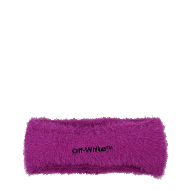 Off-White Purple Fabric Headband