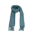 Ami Paris Green Leather Scarf