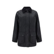 Barbour Black Cotton Coat