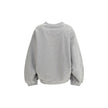 The Attico Gray Cotton Sweatshirt