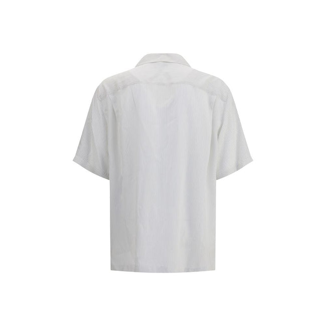 Alexander McQueen White Viscose Pattern Shirt