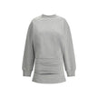 The Attico Gray Cotton Sweatshirt