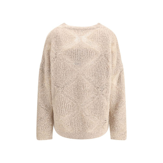 Giorgio Armani Cream Cashmere Cashmere Sweater