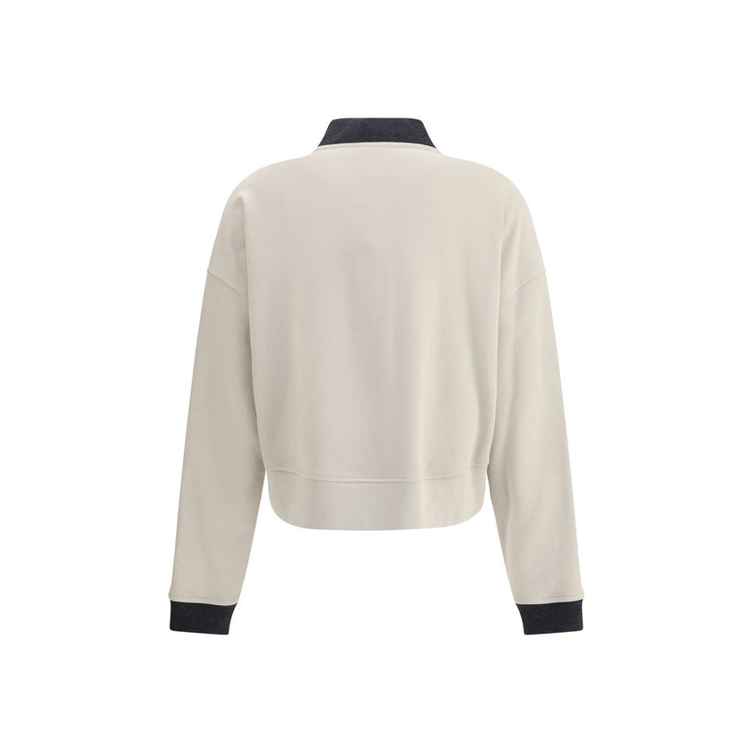 Brunello Cucinelli Gray Cotton Cardigan