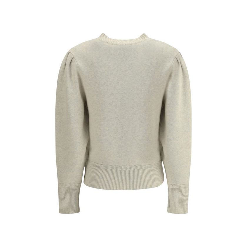 Marant Etoile Cream Cotton Sweatshirt