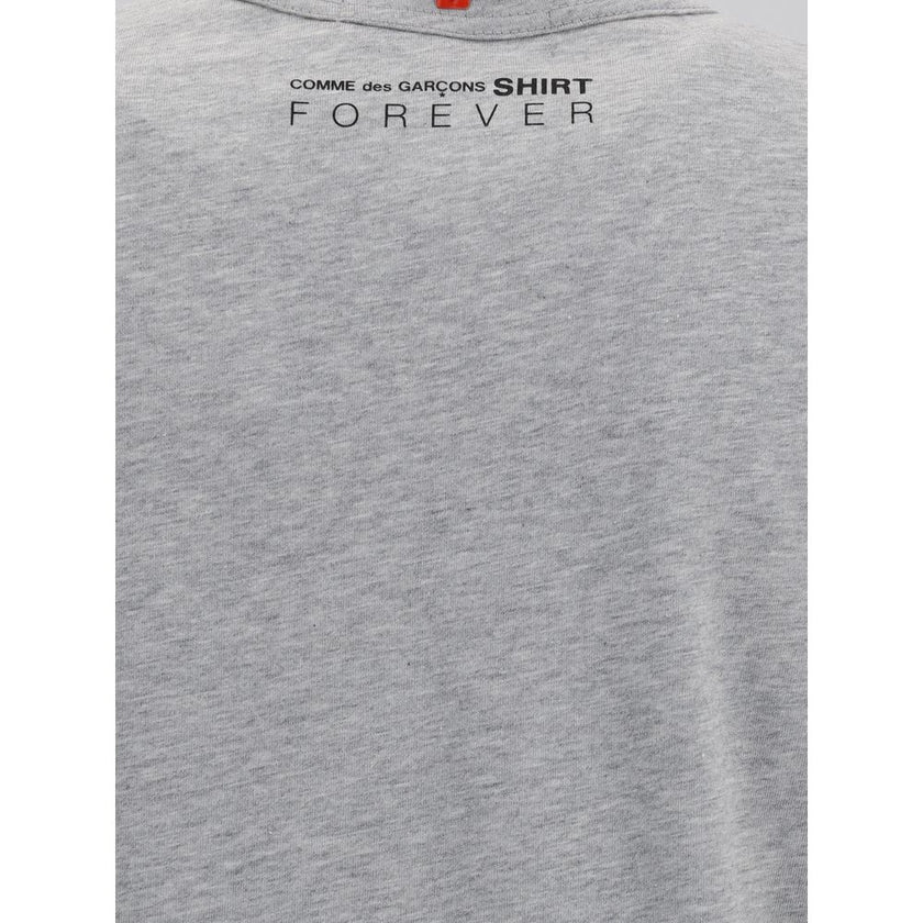 Comme Des Garçons Gray Cotton T-Shirt