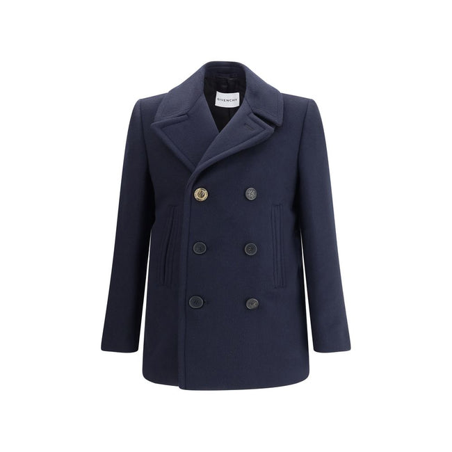 Givenchy Blue Wool Coat