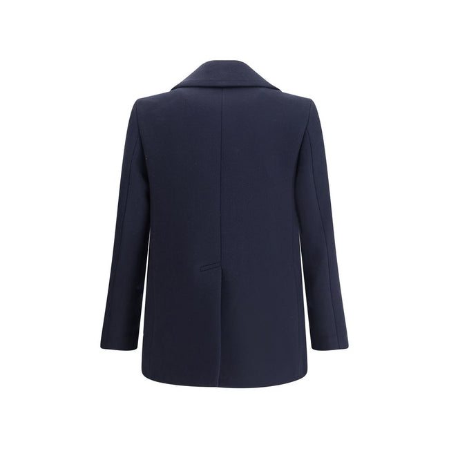Givenchy Blue Wool Coat
