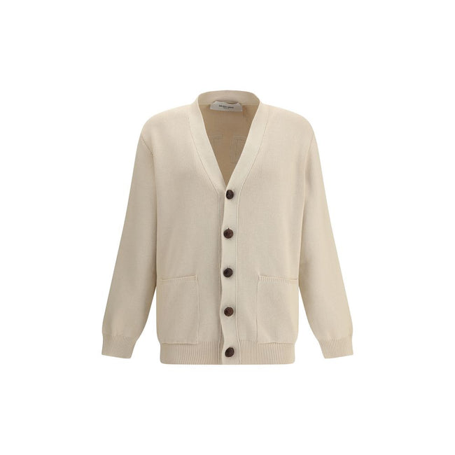 Golden Goose Cream Cotton Cardigan