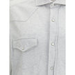 Brunello Cucinelli Gray Cotton Shirt