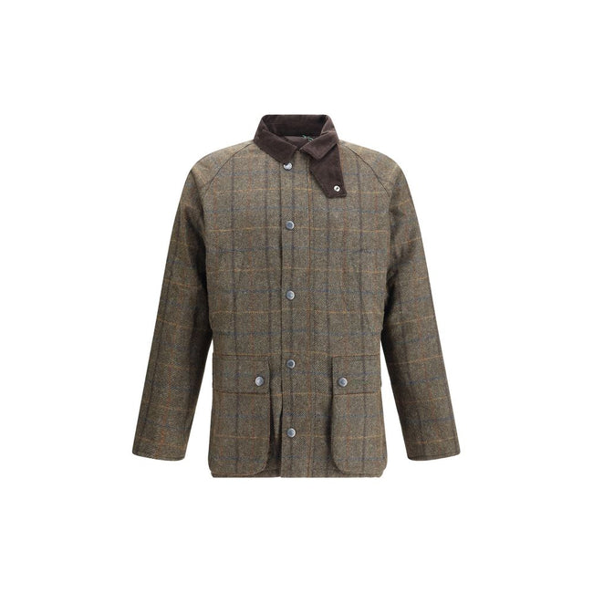 Barbour Bicolor Wool Coat