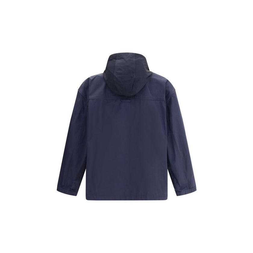 Thom Browne Blue Polyester Shell Jacket