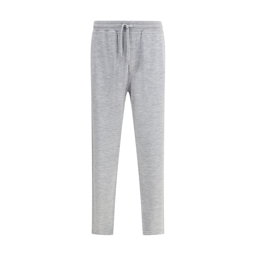 Brunello Cucinelli Gray Cashmere Casual Pants