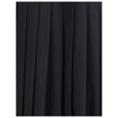 Alessandra Rich Black Fleece Wool Midi Skirt