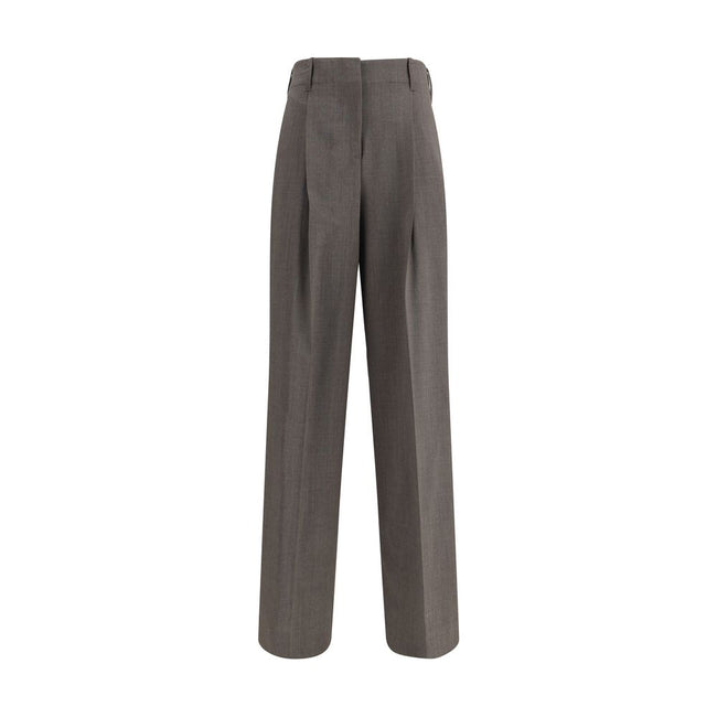 P.A.R.O.S.H. Gray Elastane Dress Pants