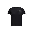 PINKO Black Cotton T-Shirt