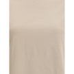 Brunello Cucinelli Beige Elastane T-Shirt