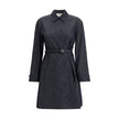 Fendi Blue Cotton Casual Dress