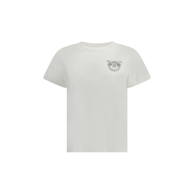 PINKO White Cotton T-Shirt