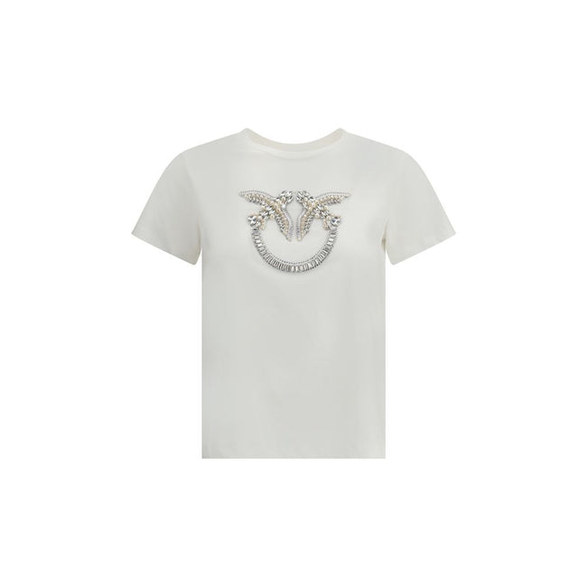 PINKO White Cotton T-Shirt