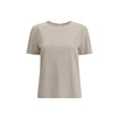 Brunello Cucinelli Beige Cotton T-Shirt