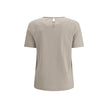 Brunello Cucinelli Beige Cotton T-Shirt
