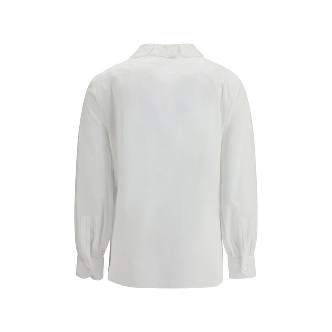 Saint Laurent White Cotton Dress Shirt