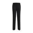 Lardini Black Wool Dress Pants