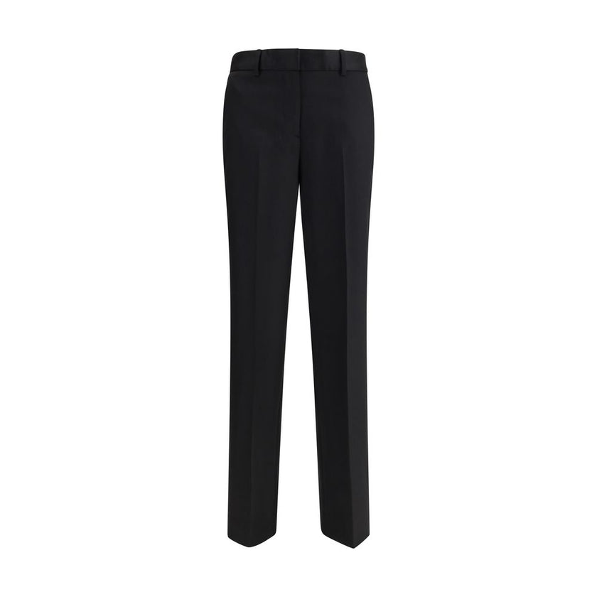 Lardini Black Wool Dress Pants