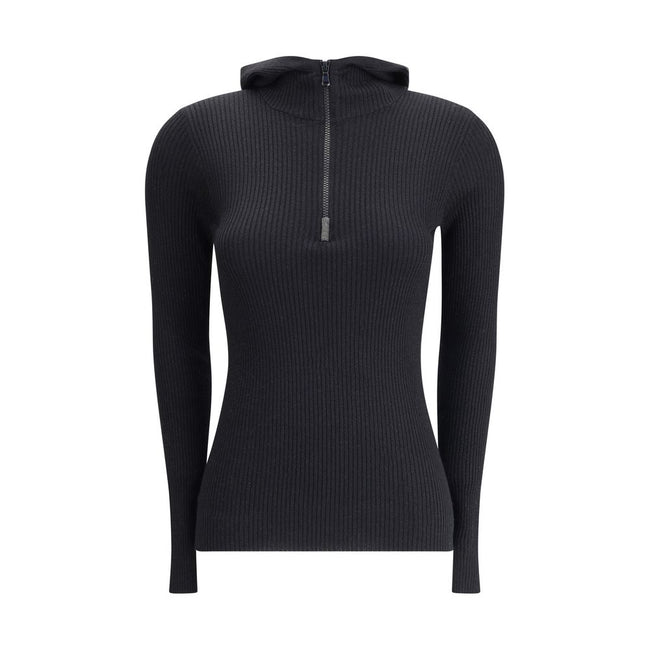 Brunello Cucinelli Black Cashmere Sweatshirt