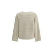 Brunello Cucinelli White Cashmere Cashmere Sweater