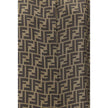 Fendi Brown Silk Pattern Shirt