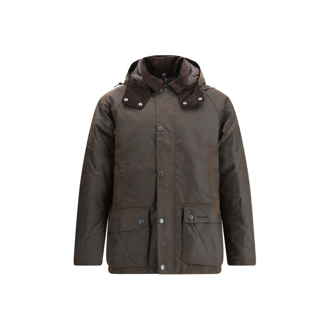 Barbour Brown Cotton Rain Coat