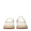 Fendi White Leather Low Top Sneakers