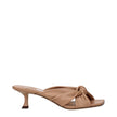 Jimmy Choo Beige Leather Flat Sandals